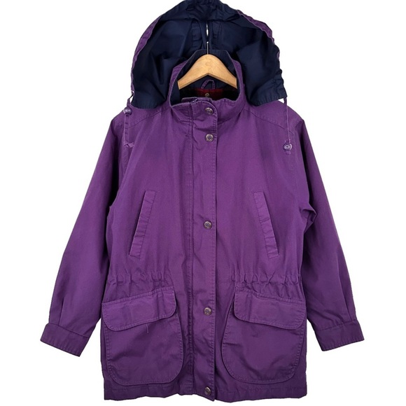 PACIFIC TRAIL Vintage Flannel Lined Retro Anorak Jacket - Picture 10 of 10